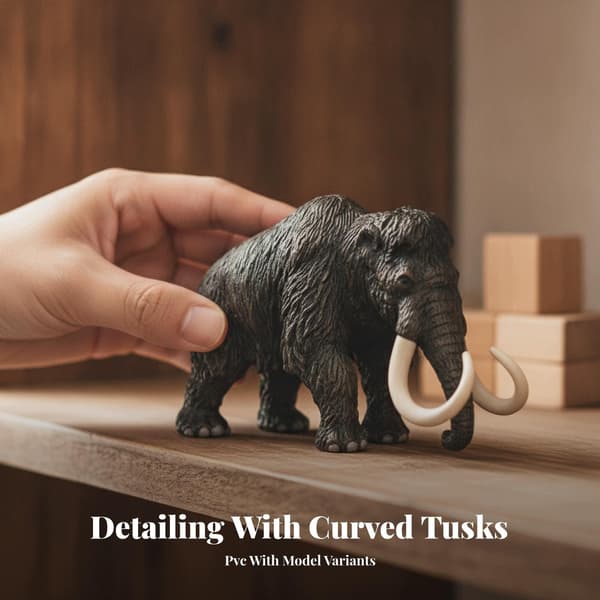 Unassembled PVC Ancient Pachyderm Textured Pl127-1748 209G