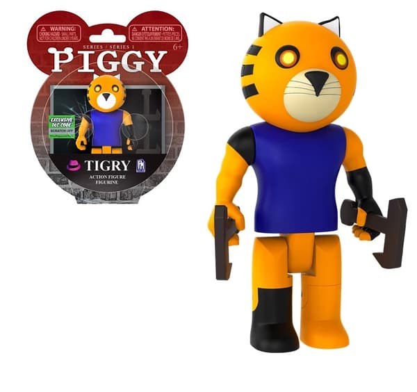 PIGGY ROBLOX DLC CODE: PHATMOJO TIGER ACTION FIGURE