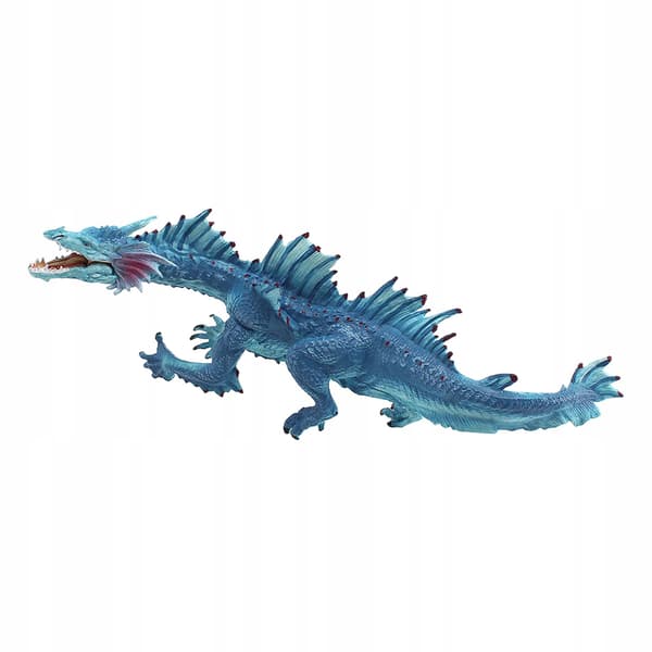 Velociraptor Standing Dinosaur Model Figurine – Early Learning Toy – Blue