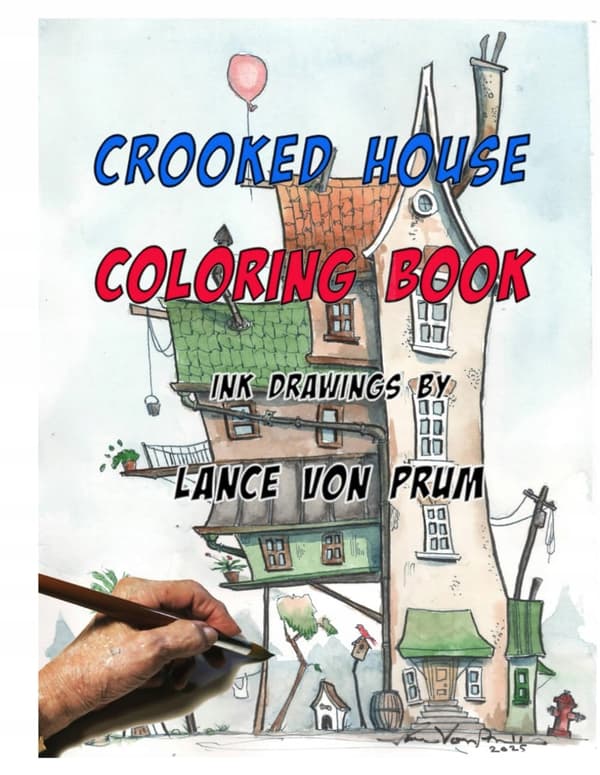 Crooked House Colouring Book