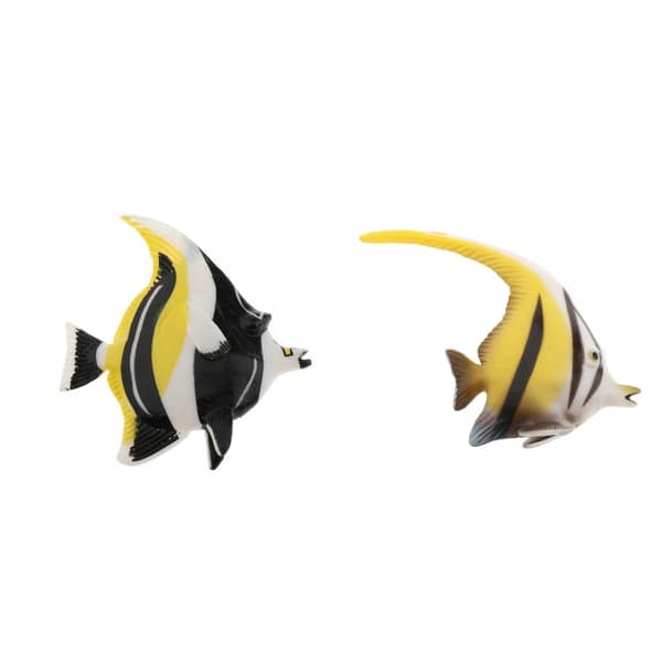 Simulation Animals Model Figure Educational Toys Angel Fish, White