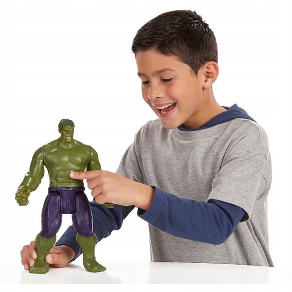 HULK action figure with sound effects – INTERACTIVE HASBRO model: B1382, TITAN HERO series
