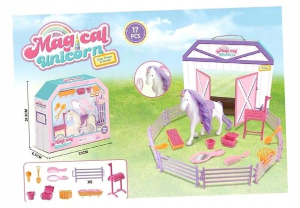 UNICORN WITH ACCESSORIES