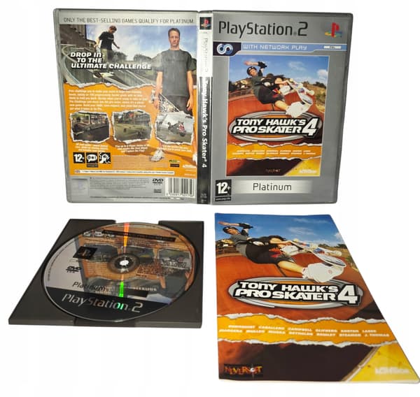 TONY HAWK'S PRO SKATER 4 PS2 – READ THE DESCRIPTION!