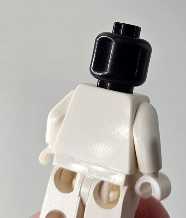 Lego Monster Fighters minifigure gen043 Ghost, fluorescent robe/