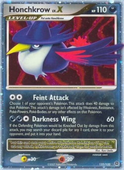 Pokemon Honchkrow LV.X