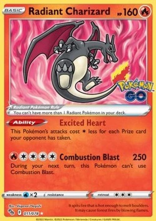 Pokemon Radiant Charizard