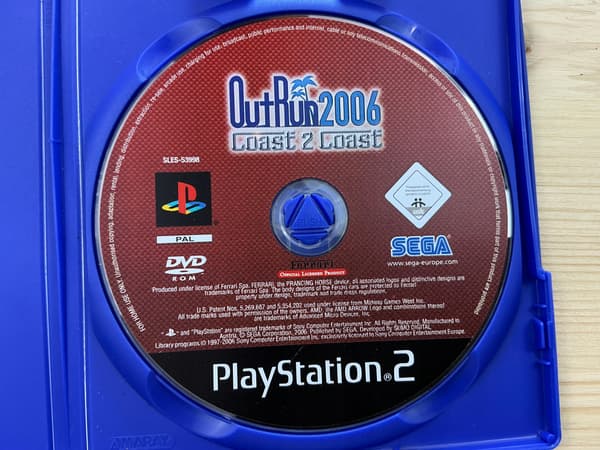 OUTRUN 2006 COAST 2 COAST OUT RUN – PS2 game in excellent condition, new release