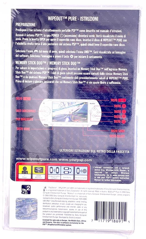 Wipeout Pure / PSP / NEW / SEALED