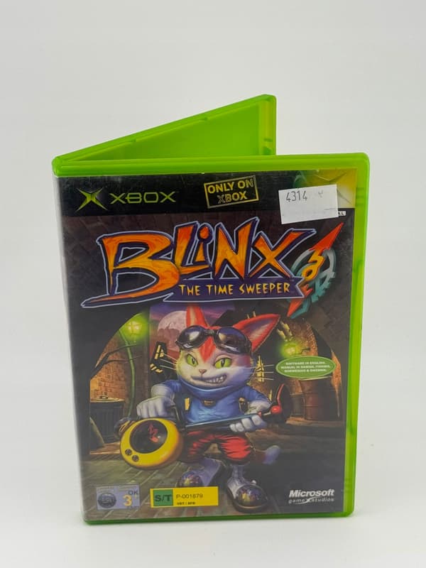 BLINX THE TIME SWEEPER Xbox boxed version