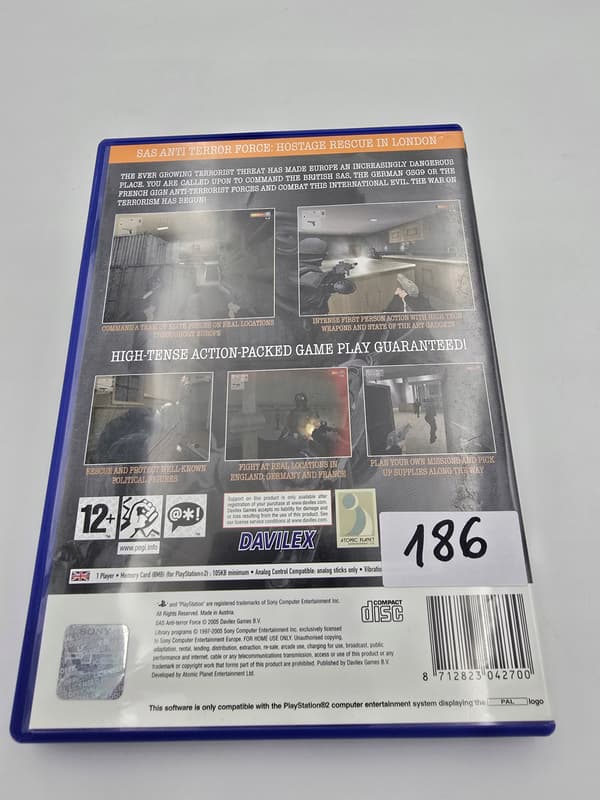 PLAYSTATION 2 SAS ANTI-TERROR FORCE