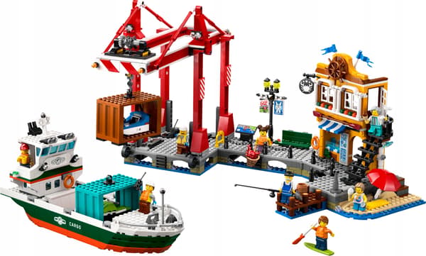 LEGO City Seaside Harbour with Cargo Ship 60422