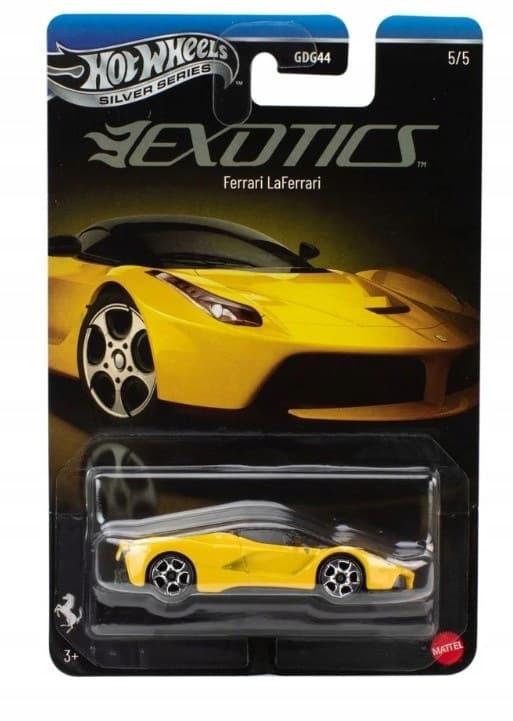 HOT WHEELS Silver Series EXOTICS 5-car set JKX76-80