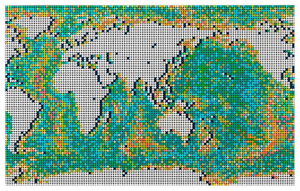 LEGO ART 31203 WORLD MAP