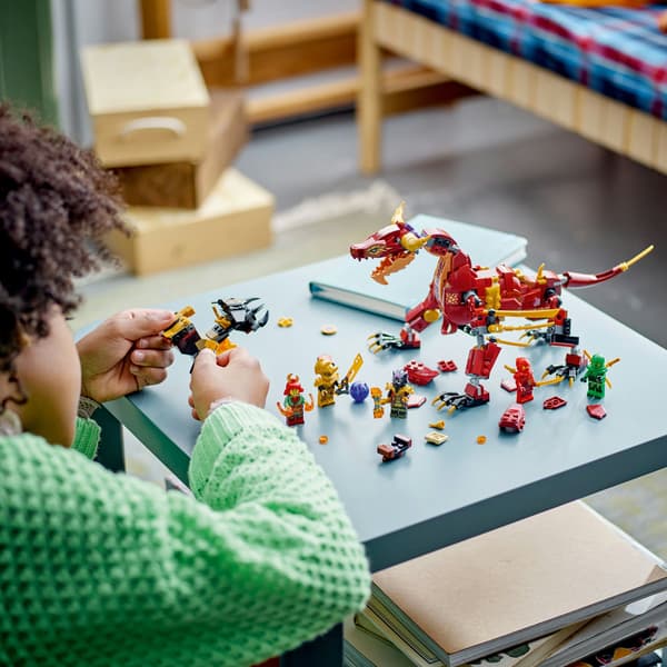 LEGO Ninjago Lava Dragon that transforms into a wave of fire 71793