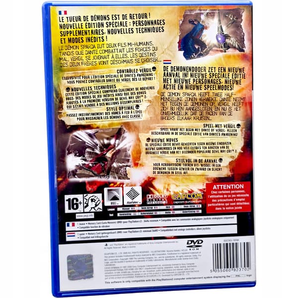 DEVIL MAY CRY 3 Special Edition PS2 PlayStation 2 (PS2)
