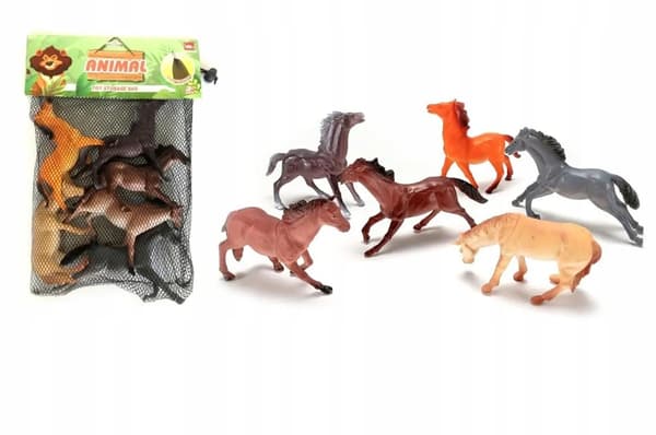 Horses figurine set.