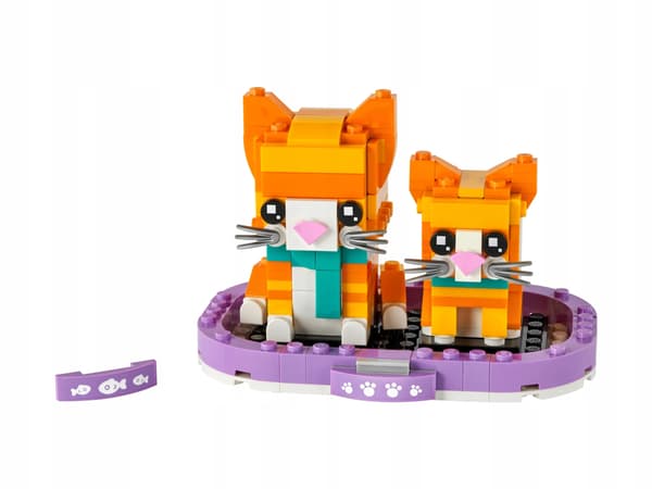 LEGO 40480 BrickHeadz Tabby Red Cat