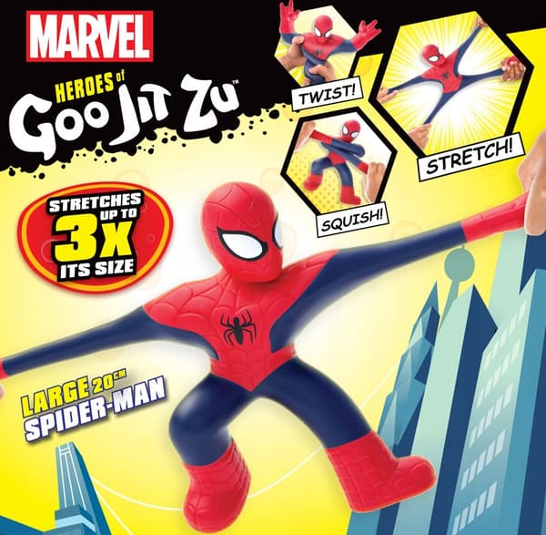 MARVEL HEROES GO: SPIDER-MAN LARGE SQUISHY