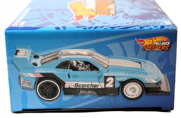 HOT WHEELS PULL-BACK SPEEDERS 2-PACK GT-SCORCHER & PORSCHE 911 GT3 NEW DESCRIPTION
