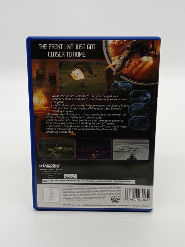 FIREBLADE game for Sony PlayStation 2 (PS2)
