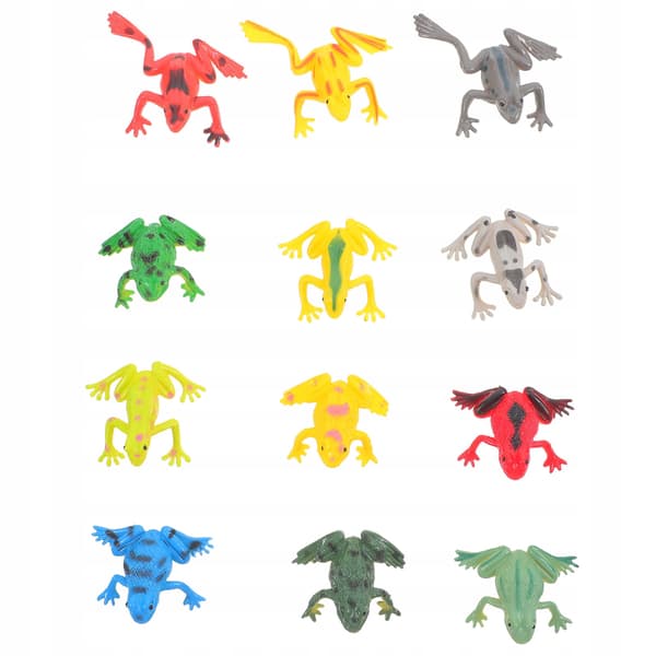 36 SMALL, REALISTIC FROG-SHAPED TOYS FOR IMAGINATIVE PLAY