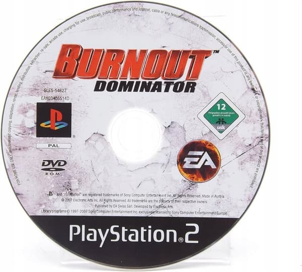 Burnout Dominator for PlayStation 2 < C26ez
