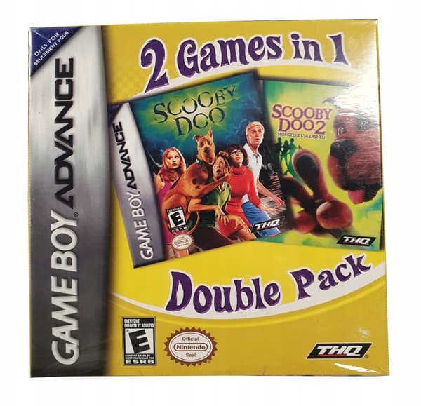 SCOOBY DOO + SCOOBY DOO 2 DOUBLE PACK GBA GAMEBOY GAME BOY ADVANCE