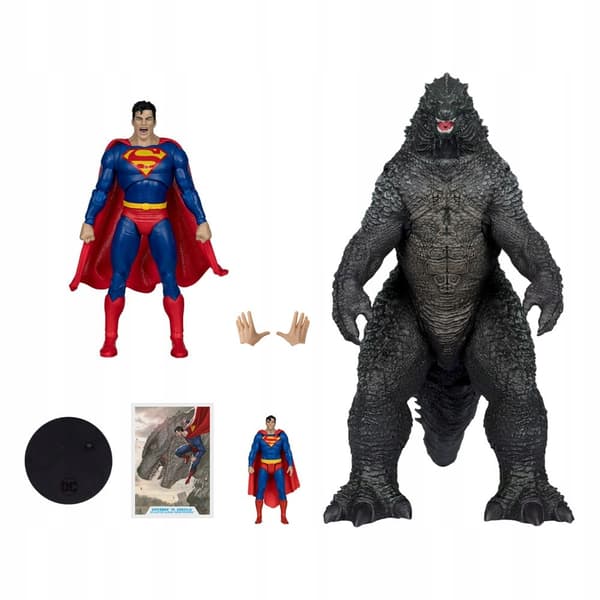DC Multiverse Superman vs Godzilla 2-Pack Action Figures, 30 cm, McFarlane Toy