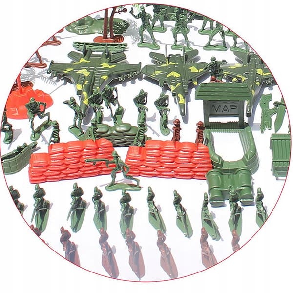 519-Piece Men’s Play Set: 4cm Action Soldier