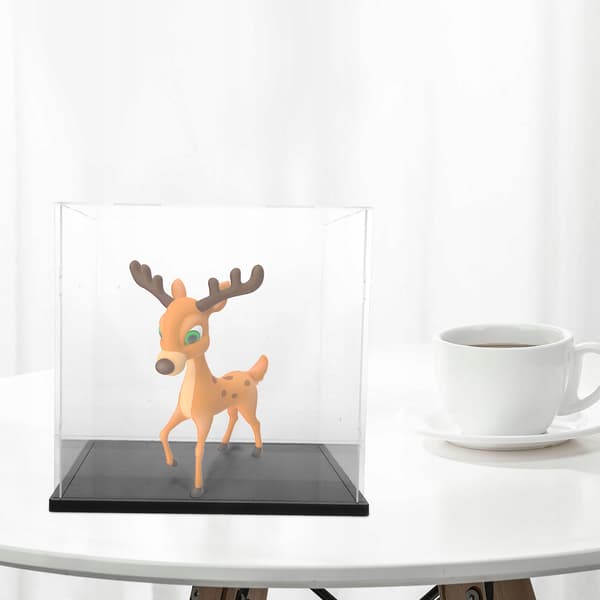 TRANSPARENT ACRYLIC BOX FOR FIGURINES AND MODELS