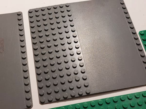LEGO 16x16 Tiles, 10 pieces, damaged