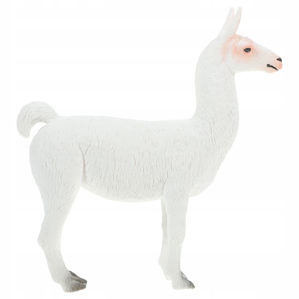 PLASTIC ALPACA FIGURINE – AN EDUCATIONAL MODEL AND DECORATION FOR CHILDREN