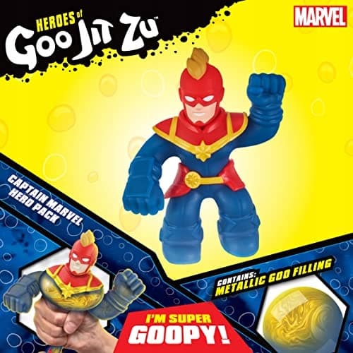 GIFT FOR A BOY: GOO JIT ZU TOY – MARVEL FIGURINE – CAPTAIN MARVEL