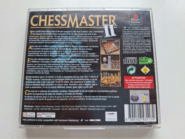 CHESSMASTER II PSX ENG