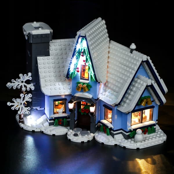 Lighting Set for LEGO Creator Expert 10293: Santa’s Visit