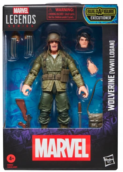 MARVEL LEGENDS WOLVERINE LOGAN WWII FIGURE 15 CM TOY GIFT ACCESSORIES