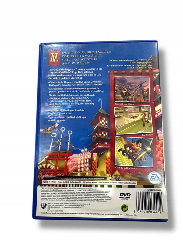 Harry Potter: Quidditch World Cup PlayStation 2 (PS2) boxed version