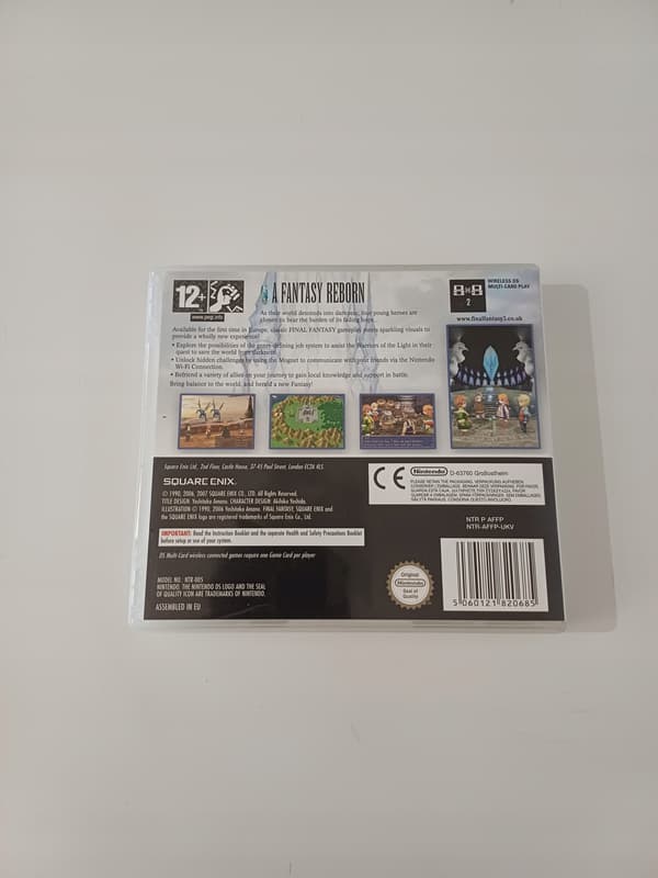 Final Fantasy III for Nintendo DS (boxed)