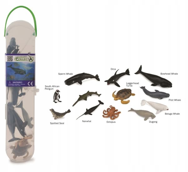 Collecta Sea Creatures Set 2 – Collecta plastic box
