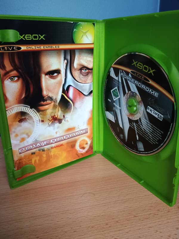 POWERDROME game for Microsoft Xbox (English version, complete set)