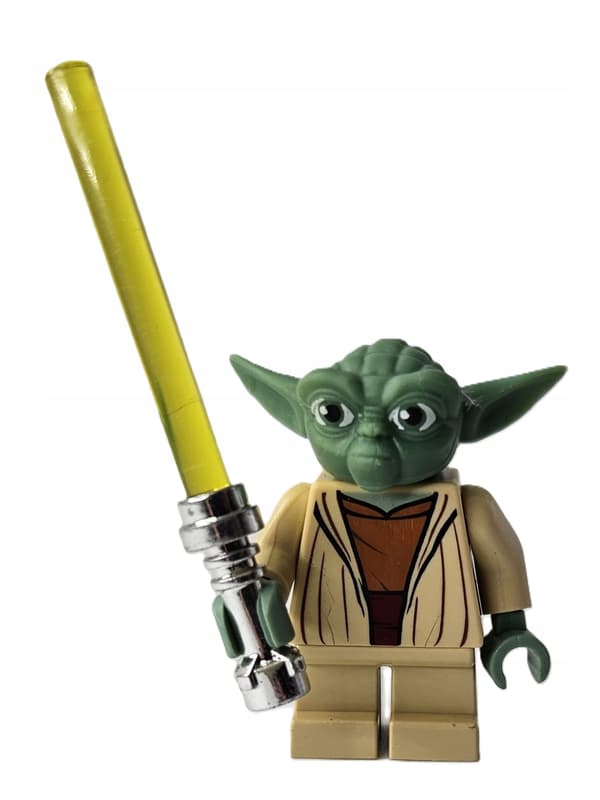 Lego Star Wars minifigure sw0219 Yoda – Clone Wars DEFECT /