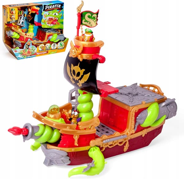 INTERACTIVE PIRATE SHIP TOY: KRAKEN MAGICBOX PIRATIX 2 WITH FIGURINES
