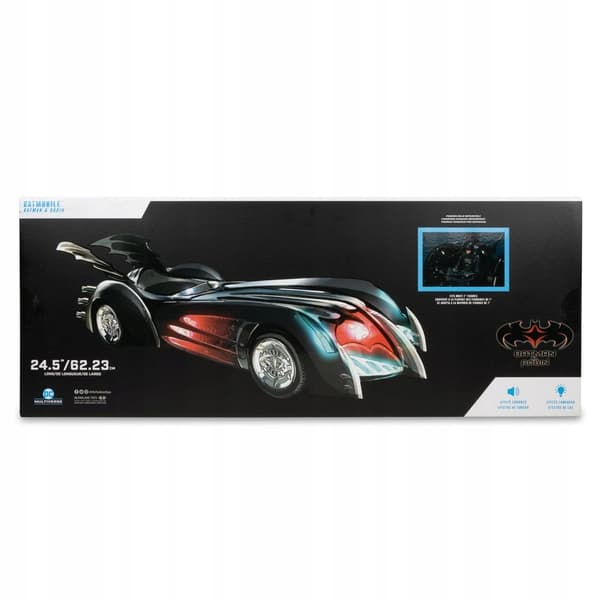 Batman & Robin DC Multiverse Batmobile Vehicle, 63 cm, by McFarlane Toys
