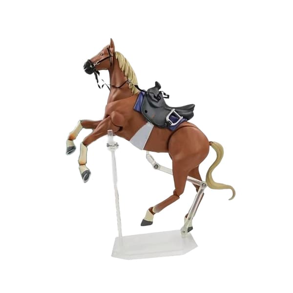 Pony figurine – Action figure model, poseable, home décor – Yellow