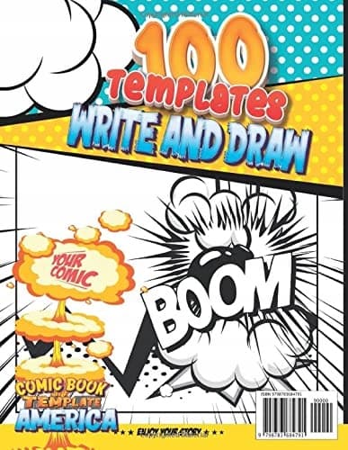 Blank Comic Book for Teens: Drawing for Teens | Teaching How to Draw Cartoons