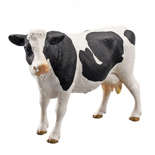 Plastic cow figurine Collectables Gift Cupcake Topper Model Statue Mini C