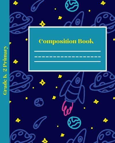 Primary Composition Book for Years K–2: Space Composition Book Story Journal