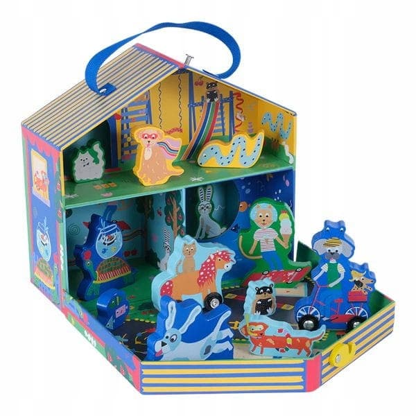 ANIMALS: HAPPY HOUSE SET – 12 FIGURES BY FLOSS & ROCK