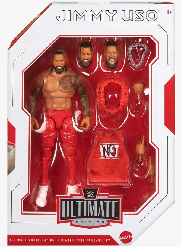 MATTEL WWE Ultimate Jimmy Uso Figure
